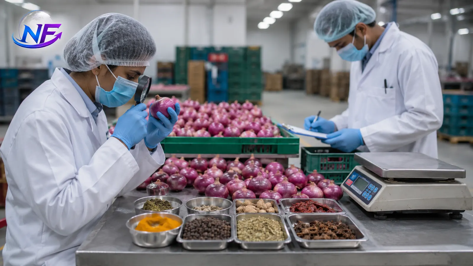 An export lot being inspected and graded before packing